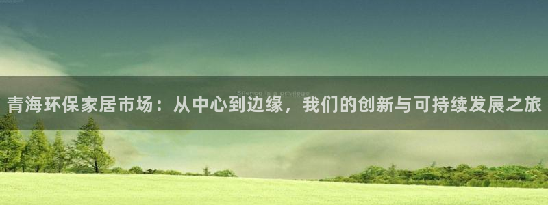 杏耀平台线路：青海环保家居市场：从中心到边缘，我们的创新与可